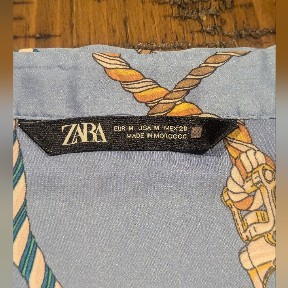 Zara M Satin L/S Top - Picture 4 of 12